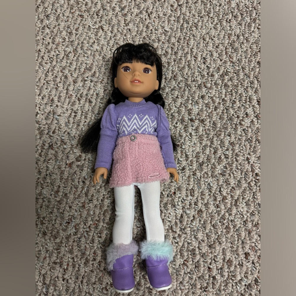 American Girl Gwynn Tan 14.5” doll. Excellent condition.
